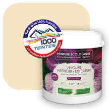 Charger l'image dans la galerie, Peinture écologique Natura Tassili® Les Jaunes (L'Atelier by Edicolor 084A/084-A/084A1) Intérieur/Extérieur VELOURS