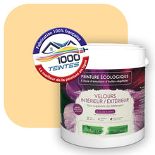 Charger l'image dans la galerie, Peinture écologique Natura Tassili® Les Jaunes (L'Atelier by Edicolor 084C/084-C/084C1) Intérieur/Extérieur VELOURS