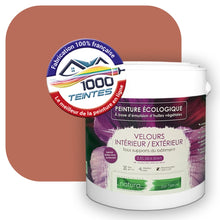 Charger l'image dans la galerie, Peinture écologique Natura Tassili® Les Rouges (L'Atelier by Edicolor 097E/097-E/097E1) Intérieur/Extérieur VELOURS