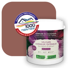 Charger l'image dans la galerie, Peinture écologique Natura Tassili® Les Rouges (L'Atelier by Edicolor 101C/101-C/101C1) Intérieur/Extérieur VELOURS
