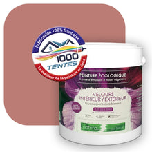 Charger l'image dans la galerie, Peinture écologique Natura Tassili® Les Rouges (L'Atelier by Edicolor 103E/103-E/103E1) Intérieur/Extérieur VELOURS