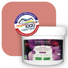 Charger l'image dans la galerie, Peinture écologique Natura Tassili® Les Rouges (L'Atelier by Edicolor 104C/104-C/104C1) Intérieur/Extérieur VELOURS