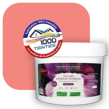 Charger l'image dans la galerie, Peinture écologique Natura Tassili® Les Rouges (L'Atelier by Edicolor 106A/106-A/106A1) Intérieur/Extérieur VELOURS