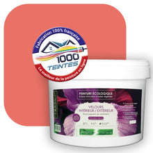 Charger l'image dans la galerie, Peinture écologique Natura Tassili® Les Rouges (L'Atelier by Edicolor 106B/106-B/106B1) Intérieur/Extérieur VELOURS