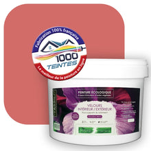 Charger l'image dans la galerie, Peinture écologique Natura Tassili® Les Rouges (L'Atelier by Edicolor 111E/111-E/111E1) Intérieur/Extérieur VELOURS