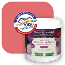 Charger l'image dans la galerie, Peinture écologique Natura Tassili® Les Rouges (L'Atelier by Edicolor 112B/112-B/112B1) Intérieur/Extérieur VELOURS