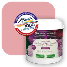 Charger l'image dans la galerie, Peinture écologique Natura Tassili® Les Rouges (L'Atelier by Edicolor 114C/114-C/114C1) Intérieur/Extérieur VELOURS