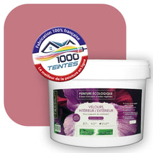 Charger l'image dans la galerie, Peinture écologique Natura Tassili® Les Rouges (L'Atelier by Edicolor 115C/115-C/115C1) Intérieur/Extérieur VELOURS