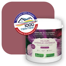 Charger l'image dans la galerie, Peinture écologique Natura Tassili® Les Rouges (L'Atelier by Edicolor 115D/115-D/115D1) Intérieur/Extérieur VELOURS