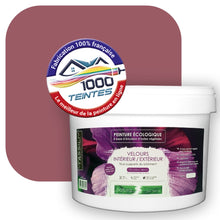 Charger l'image dans la galerie, Peinture écologique Natura Tassili® Les Rouges (L'Atelier by Edicolor 115D/115-D/115D1) Intérieur/Extérieur VELOURS