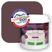 Charger l'image dans la galerie, Peinture écologique Natura Tassili® Les Rouges (L'Atelier by Edicolor 115E/115-E/115E1) Intérieur/Extérieur VELOURS