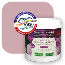 Charger l'image dans la galerie, Peinture écologique Natura Tassili® Les Rouges (L'Atelier by Edicolor 116C/116-C/116C1) Intérieur/Extérieur VELOURS
