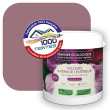 Charger l'image dans la galerie, Peinture écologique Natura Tassili® Les Rouges (L'Atelier by Edicolor 116D/116-D/116D1) Intérieur/Extérieur VELOURS