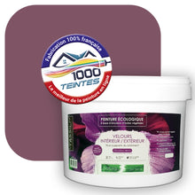 Charger l'image dans la galerie, Peinture écologique Natura Tassili® Les Rouges (L'Atelier by Edicolor 117D/117-D/117D1) Intérieur/Extérieur VELOURS
