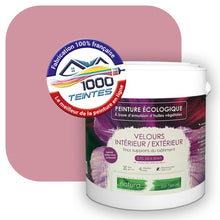 Charger l'image dans la galerie, Peinture écologique Natura Tassili® Les Rouges (L'Atelier by Edicolor 118C/118-C/118C1) Intérieur/Extérieur VELOURS