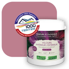 Charger l'image dans la galerie, Peinture écologique Natura Tassili® Les Rouges (L'Atelier by Edicolor 118D/118-D/118D1) Intérieur/Extérieur VELOURS