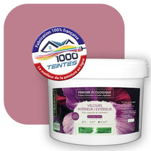Charger l'image dans la galerie, Peinture écologique Natura Tassili® Les Rouges (L'Atelier by Edicolor 118D/118-D/118D1) Intérieur/Extérieur VELOURS