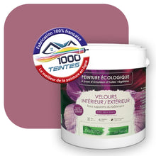 Charger l'image dans la galerie, Peinture écologique Natura Tassili® Les Rouges (L'Atelier by Edicolor 118E/118-E/118E1) Intérieur/Extérieur VELOURS