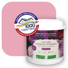 Charger l'image dans la galerie, Peinture écologique Natura Tassili® Les Rouges (L'Atelier by Edicolor 119D/119-D/119D1) Intérieur/Extérieur VELOURS