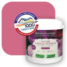 Charger l'image dans la galerie, Peinture écologique Natura Tassili® Les Rouges (L'Atelier by Edicolor 119E/119-E/119E1) Intérieur/Extérieur VELOURS