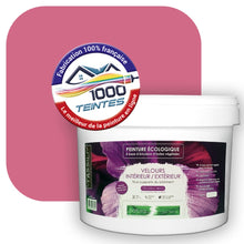 Charger l'image dans la galerie, Peinture écologique Natura Tassili® Les Rouges (L'Atelier by Edicolor 119E/119-E/119E1) Intérieur/Extérieur VELOURS