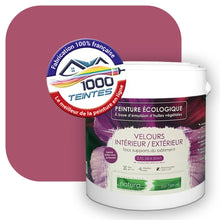 Charger l'image dans la galerie, Peinture écologique Natura Tassili® Les Rouges (L'Atelier by Edicolor 120E/120-E/120E1) Intérieur/Extérieur VELOURS