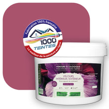 Charger l'image dans la galerie, Peinture écologique Natura Tassili® Les Rouges (L'Atelier by Edicolor 120E/120-E/120E1) Intérieur/Extérieur VELOURS