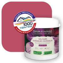 Charger l'image dans la galerie, Peinture écologique Natura Tassili® Les Rouges (L'Atelier by Edicolor 121B/121-B/121B1) Intérieur/Extérieur VELOURS