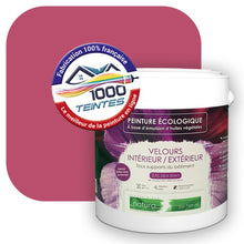 Charger l'image dans la galerie, Peinture écologique Natura Tassili® Les Rouges (L'Atelier by Edicolor 121C/121-C/121C1) Intérieur/Extérieur VELOURS