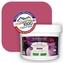 Charger l'image dans la galerie, Peinture écologique Natura Tassili® Les Rouges (L'Atelier by Edicolor 121C/121-C/121C1) Intérieur/Extérieur VELOURS