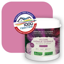 Charger l'image dans la galerie, Peinture écologique Natura Tassili® Les Violets (L'Atelier by Edicolor 122C/122-C/122C1) Intérieur/Extérieur VELOURS