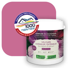 Charger l'image dans la galerie, Peinture écologique Natura Tassili® Les Violets (L'Atelier by Edicolor 122E/122-E/122E1) Intérieur/Extérieur VELOURS