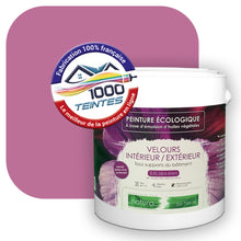 Charger l'image dans la galerie, Peinture écologique Natura Tassili® Les Violets (L'Atelier by Edicolor 123B/123-B/123B1) Intérieur/Extérieur VELOURS