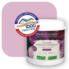 Charger l'image dans la galerie, Peinture écologique Natura Tassili® Les Violets (L'Atelier by Edicolor 124A/124-A/124A1) Intérieur/Extérieur VELOURS