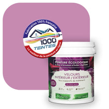 Charger l'image dans la galerie, Peinture écologique Natura Tassili® Les Violets (L'Atelier by Edicolor 124B/124-B/124B1) Intérieur/Extérieur VELOURS