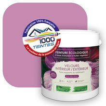Charger l'image dans la galerie, Peinture écologique Natura Tassili® Les Violets (L'Atelier by Edicolor 124B/124-B/124B1) Intérieur/Extérieur VELOURS