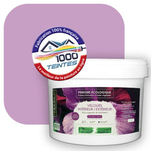 Charger l'image dans la galerie, Peinture écologique Natura Tassili® Les Violets (L'Atelier by Edicolor 125A/125-A/125A1) Intérieur/Extérieur VELOURS