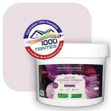 Charger l'image dans la galerie, Peinture écologique Natura Tassili® Les Violets (L'Atelier by Edicolor 126A/126-A/126A1) Intérieur/Extérieur VELOURS