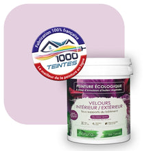 Charger l'image dans la galerie, Peinture écologique Natura Tassili® Les Violets (L'Atelier by Edicolor 126B/126-B/126B1) Intérieur/Extérieur VELOURS