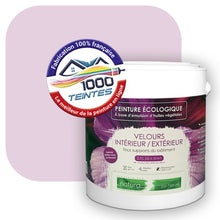 Charger l'image dans la galerie, Peinture écologique Natura Tassili® Les Violets (L'Atelier by Edicolor 126B/126-B/126B1) Intérieur/Extérieur VELOURS