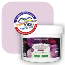 Charger l'image dans la galerie, Peinture écologique Natura Tassili® Les Violets (L'Atelier by Edicolor 126B/126-B/126B1) Intérieur/Extérieur VELOURS