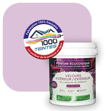 Charger l'image dans la galerie, Peinture écologique Natura Tassili® Les Violets (L'Atelier by Edicolor 126C/126-C/126C1) Intérieur/Extérieur VELOURS