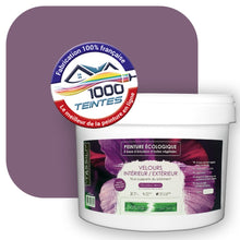 Charger l'image dans la galerie, Peinture écologique Natura Tassili® Les Violets (L'Atelier by Edicolor 127C/127-C/127C1) Intérieur/Extérieur VELOURS
