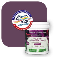 Charger l'image dans la galerie, Peinture écologique Natura Tassili® Les Violets (L'Atelier by Edicolor 127E/127-E/127E1) Intérieur/Extérieur VELOURS