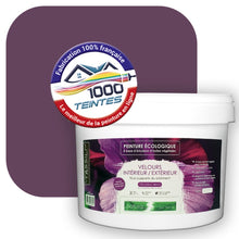 Charger l'image dans la galerie, Peinture écologique Natura Tassili® Les Violets (L'Atelier by Edicolor 127E/127-E/127E1) Intérieur/Extérieur VELOURS
