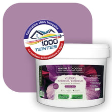 Charger l'image dans la galerie, Peinture écologique Natura Tassili® Les Violets (L'Atelier by Edicolor 128A/128-A/128A1) Intérieur/Extérieur VELOURS