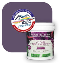 Charger l'image dans la galerie, Peinture écologique Natura Tassili® Les Violets (L'Atelier by Edicolor 128E/128-E/128E1) Intérieur/Extérieur VELOURS