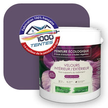 Charger l'image dans la galerie, Peinture écologique Natura Tassili® Les Violets (L'Atelier by Edicolor 128E/128-E/128E1) Intérieur/Extérieur VELOURS