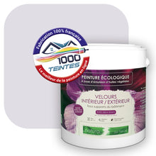 Charger l'image dans la galerie, Peinture écologique Natura Tassili® Les Violets (L'Atelier by Edicolor 129A/129-A/129A1) Intérieur/Extérieur VELOURS