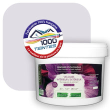Charger l'image dans la galerie, Peinture écologique Natura Tassili® Les Violets (L'Atelier by Edicolor 129A/129-A/129A1) Intérieur/Extérieur VELOURS